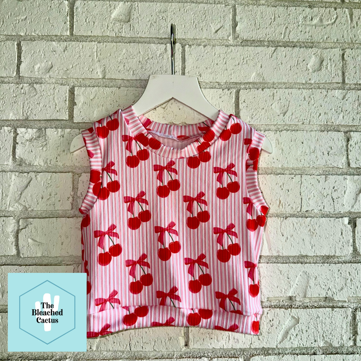 RTS | 4T Boho Tank | Very Cherry