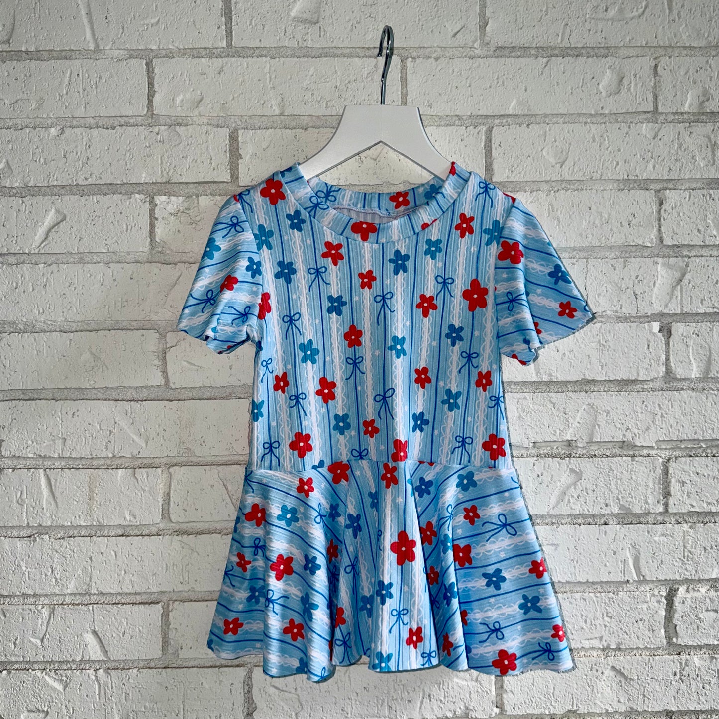 RTS | 6 Flutter Peplum | American Beauty