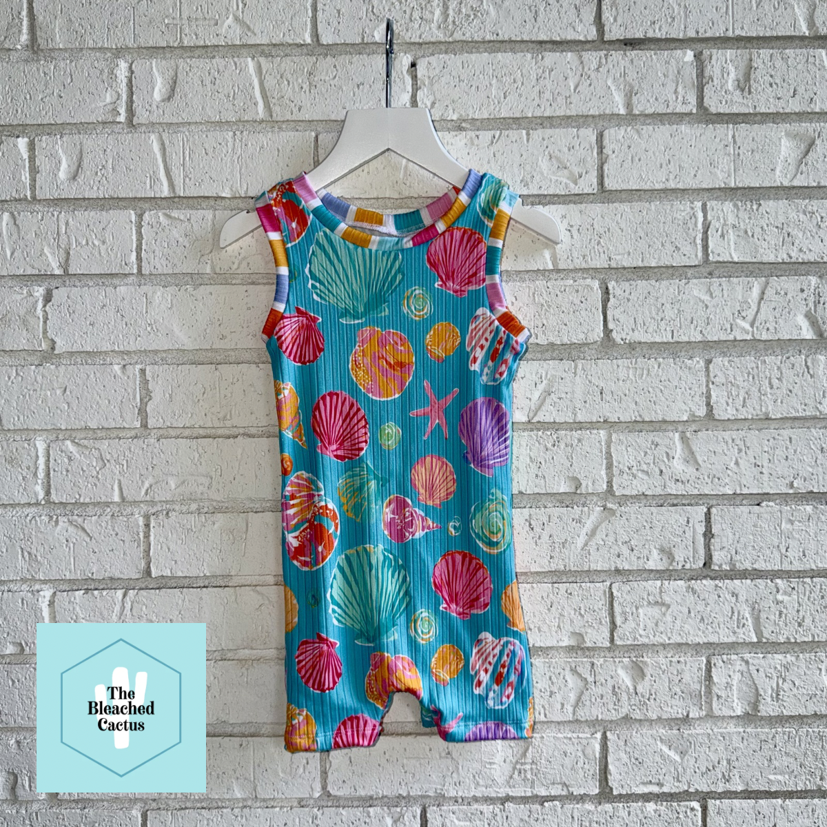 RTS | 2T Emmy Jo Romper | Beach Bliss