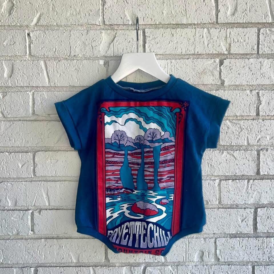RTS | 3/6 Month SS Sweater Romper | Fayettechill