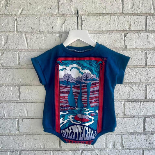 RTS | 3/6 Month SS Sweater Romper | Fayettechill