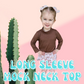 Long Sleeve Mock Neck Top